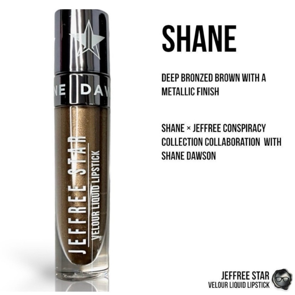 Jeffree Star Velour Liquid Lipstick - Metallic Bronze Gold Shane - Picture 2 of 3